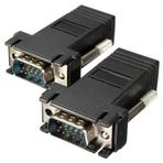 Rj45 Vga Ekleme Ek 30 Metre Uzatıcı Cat5/6 Monitör Extender - 2 Adet