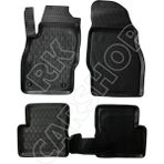 RK Carshop Opel Corsa D-E 2007-2015 Araca Özel Havuzlu 3D Paspas - Siyah