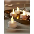 rkmstore Led Mum 10 Adet Ledli Mum Model Işıklı Tealight Mum Piller Dahil
