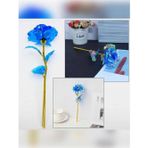 Rkmstore Mavi Sonsuzluk Gülü Hediyelik Gül Dekor Sevgiliye Hediye Anneler Günü Hediyesi Solmayan Gül