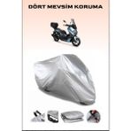 Rks Grace 202 Pro Uyumlu Motorsiklet Branda, Motor Örtüsü - Gri, Arka Çanta ve Kilit Uyumsuz