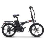 RKS MX25 Pro Mat Siyah Katlanabilir Elektrikli Bisiklet