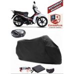 Rks Next 100 Branda Siyah Arka Çanta Uyumlu(Topcase) Motosiket Brandası Motor Örtüsü Çadır Su Geçirmez Motosiklet Kılıfı Motor Brandası,lastikli,taşıma Torbalı