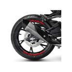 Rks (Qj Motor) Srk 125R Motosiklet Jant Içi Sticker Etiket Modeli Kırmızı