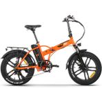 RKS RS3 Pro Beyaz-Turuncu Elektrikli Bisiklet
