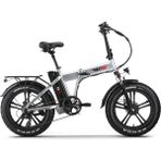 RKS XS25 PRO 20 Jant Fat Bike Katlanabilir Gri Elektrikli Bisiklet