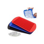 RKY SERENITY Silikon Tek Seferde 160 adet Mini Küp Şeklinde Buz Verebilen Silikon Buz Kalıbı
