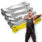 RLG RL GRIPS direnç elastik bantları, kas geliştirme için, açık havada crossfit veya jimnastik için fitness bantları, barfiks ve destek bantları (sarı)