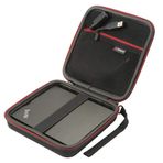 RLSOCO seyahat çantası Harici CD DVD Yazıcı Okuyucu Yazar Oynatıcı Taşıma Pioneer, Verbatim Slimline Blu-ray, ASUS, LG Electronics 8X, Apple USB SuperDrive, Dell DW316, HP Harici Sürücü vb için