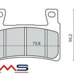 Rms Honda CBR 600 RR 2003-2004 Ön Fren Balata