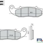 Rms Honda CRF 250 L Ön Fren Balata