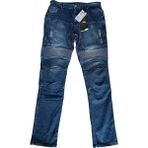 Road Life Luna Blu Kevlar Motosiklet Pantolonu - 38 - Mavi