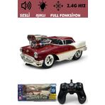 Roadracer Uzaktan Kumandalı Şarjlı Sesli Işıklı Full Fonksiyon Drift Atabilen Klasik Araba WzlaIjOGU6