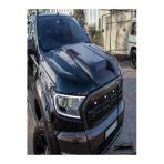 Roal Tunıng Ford Ranger Kaput Scoop Kaplama Kabartma T6T7T8 Uyumlu Piano Black