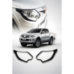 Roal Tunıng Mitsubishi L200 2015-2018 Ön Far Koruma Çerçevesi – Abs Tuning Aksesuar (Roal Tuning)