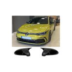 Roal Tuningvolkswagen Golf 8 2019+ Sonrası Batman Yarasa Ayna Kapağı Piano Black