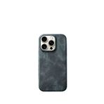 Roarcraft Iphone 16 Pro Max Logo Detaylı Zümrüt Yeşili Deri Telefon Kılıfı