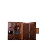 Roarcraft Macbook Air 13"" Antik Kahve Deri Kılıf Organizer - Kahverengi