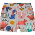Roaring Animals Kız Çocuk Desenli Cepli Şort - 9 Yaş