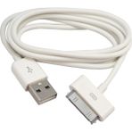 Rob Ada iPad 1 2 3 Ipod Nano Apple iPhone 30 Pin USB Data Şarj Kablosu - Beyaz