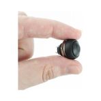 Roba 12MM PBS-33B 2 Pin Push Buton Siyah On Off 1A 250V Mini