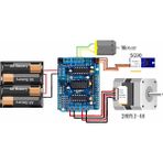 Roba Arduino L293D Shield 36V Dc Motor Sürücü Step Motor Servo Motor