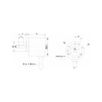 Roba LPD3806-600BM-G5-24C 600 Pals Optik Enkoder Dc 5V-24V Rotary Döner Encoder, Ab 2 Fazlı Motor