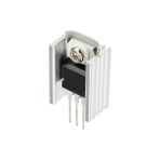 Roba TO220 Aluminyum Soğutucu Set Radyatör Entegre Transistör Mosfet Bjt LM78XX LM317 Irfxxx Tdaxx