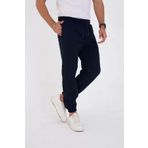 Robahood Unisex Kışlık Üç İplik Lastikli Eşofman Pantolon - Lacivert