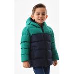 robalı, ıç polar, kapüşonlu, cepli, su ve rüzgar geçirmez şişme mont & kaban rb-500 - Yeşil - 2 - 4 Yaş