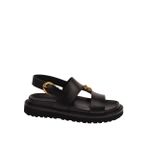 Roberto Cavalli Siyah Erkek Deri Sandalet 27735