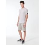 Roberto Ricci Designs Beyaz Erkek Slim Fit T-Shirt Crepe Shirty - 52