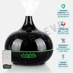 Robeve 550 ml Otomatik Hava Nemlendirici Buhar Makinesi Oda Nemlendirici Aroma Difüzör - Siyah - Beyaz