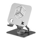 ROBEVE ACL Tablet Standı 360 Derece Dönebilen Tablet Stand Katlanabilir Metal Tablet Tutucu Standı Tablet ve Telefon Tutucu Stant Tablet Tutucu Metal (T125 - Gri)