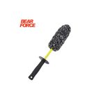 ROBEVE Bear Force Premium Jant Temizleme Fırçası 45 cm Oto Jant Yıkama Fırçası Çizmez Ekstra Dolgun Yumuşak Kıllı Detailing Lastik Fırçası Kaymaz Saplı Araç Jant Temizlik Fırçası