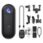 Robeve Mini Wifi Aksiyon Kamerası 4K Giyilebilir Aksiyon Kamera - Su Geçirmez Tasarım - Ses ve Görüntü - Motorsiklet Görüntü Kaydı - Aksiyon Görüntü Kaydı