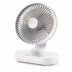 ROBEVE YK Otomatik Dönebilen Şarjlı Masaüstü Vantilatör 120° Otomatik Döner – USB Type-C, 4 Kademeli Hız, Sessiz Mini Fan, Taşınabilir, Uzun Süre Kullanım, Ofis & Ev İçin