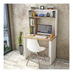 Robin Home Cornelia Beyaz Çalışma Masası Kitaplık