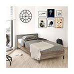 Robin Home Dream Tekli Karyola Metal Ayak Kahve Kahverengi
