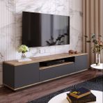 Robin Home Loft Tv Ünitesi Televizyon Sehpası Tv Sehpası Lf7-Aa - Antrasit