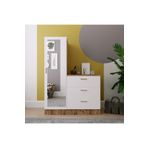 Robin Home Lyana Aynalı Beyaz Şifonyer