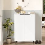 Robin Home Rio Ayakkabılık Metal Ayaklı 5 Raflı Beyaz