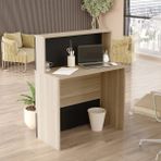 Robin Home Siyah Verona Meşe Ofis Karşılama Bankosu