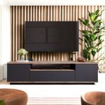 Robin Home Tv Ünitesi Televizyon Sehpası Tv Sehpası 180 cm Antrasit