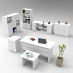 Robin Home Verona Abcdefg Ofis Büro Masa Takımı Beyaz