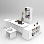 Robin Home Verona ABCDF Ofis Büro Masa Takımı Beyaz