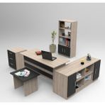 Robin Home Verona ABCDF Ofis Büro Metal Kapaklı Masa Takımı