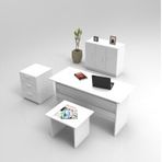 Robin Home Verona ABCE Ofis Büro Masa Takımı Beyaz