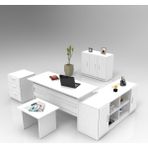 Robin Home Verona ABCEF Ofis Büro Masa Takımı Beyaz