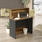 Robin Home Verona Ofis Karşılama Bankosu Barok-Antrasit - Kahverengi